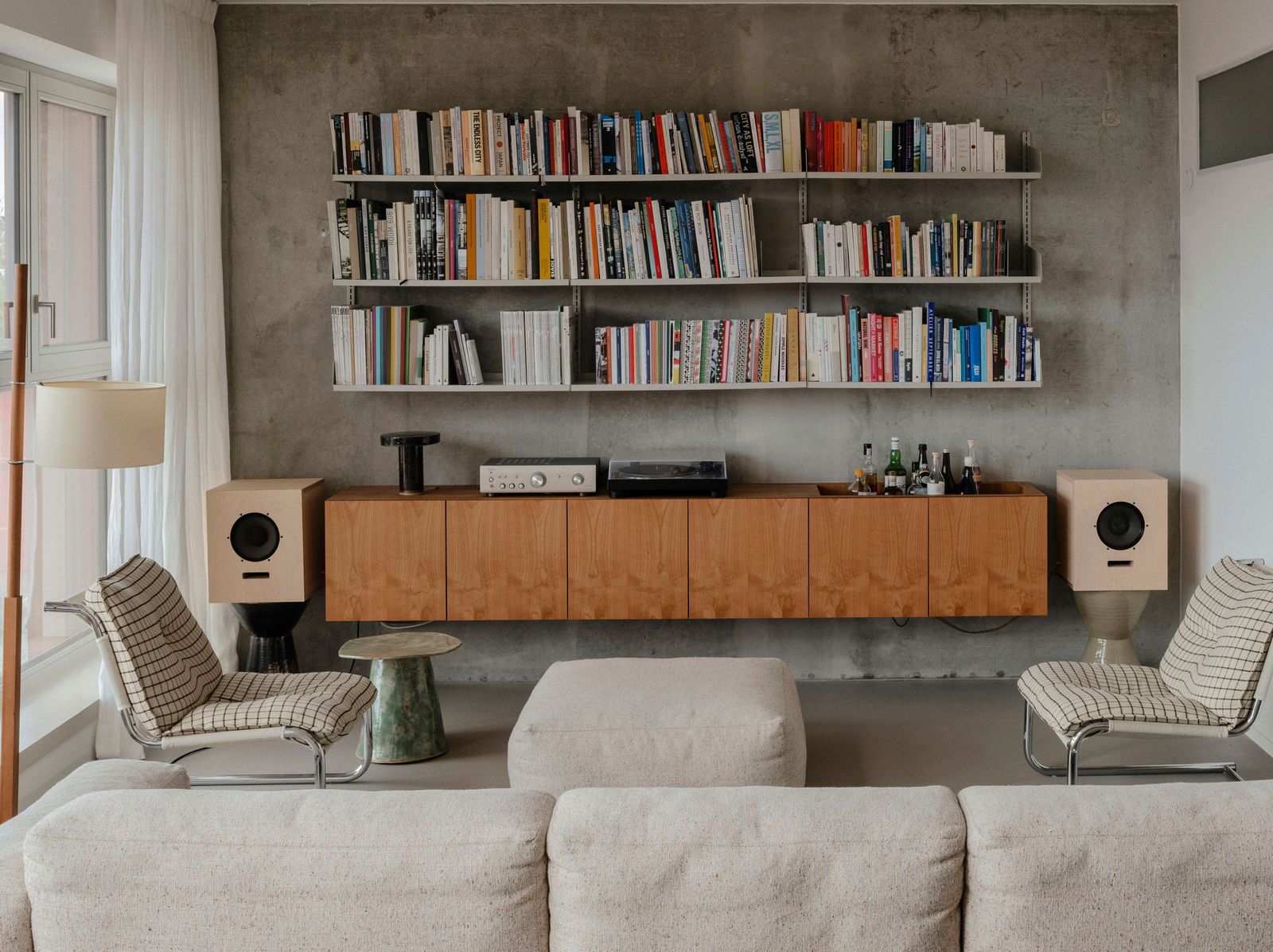 The Container Store Elfa Shelving System Holds My 100-Plus Books Just Fine
