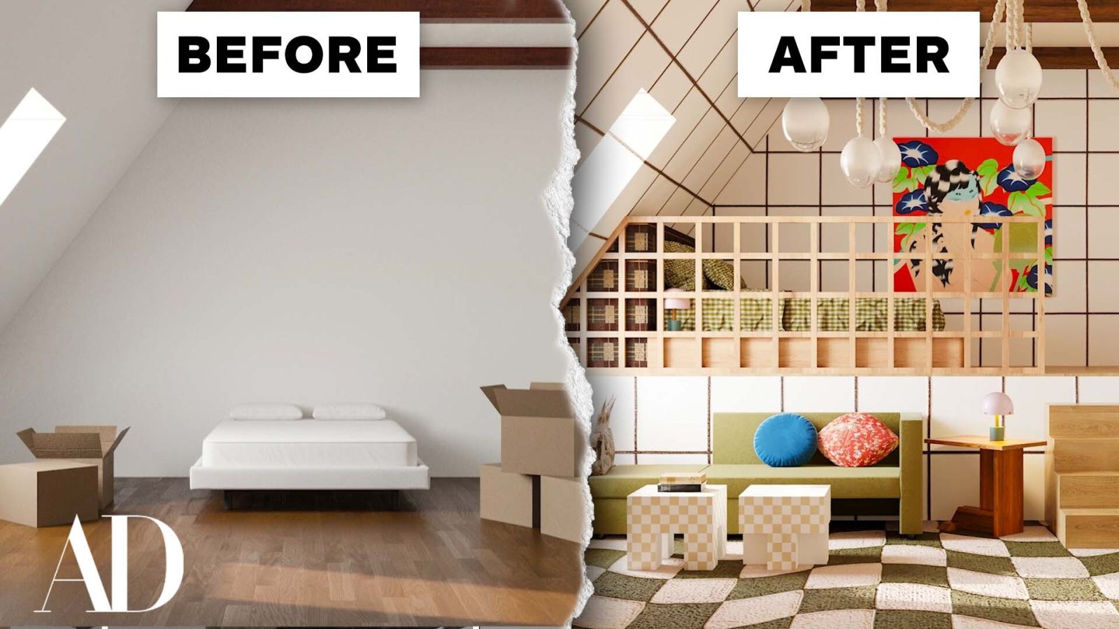 3 Interior Designers Transform The Same Loft Bedroom