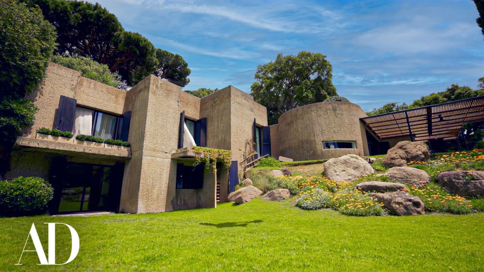 Inside a Semi-Buried Eco-Home in the Hills of Barcelona