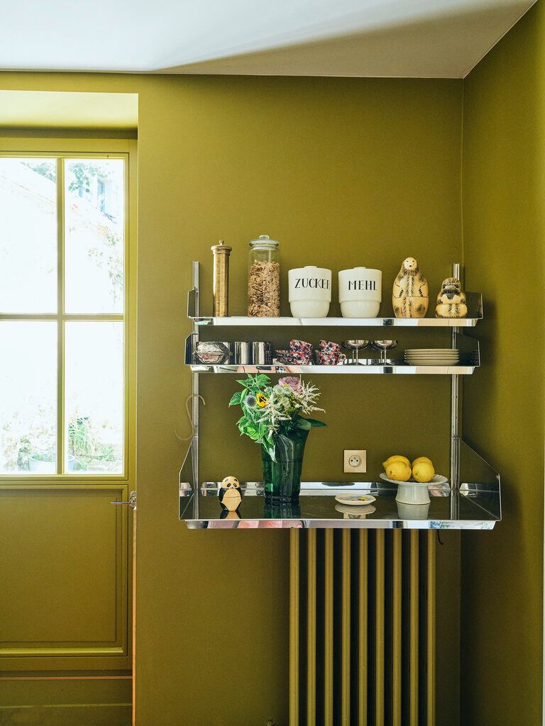 Küchenregal aus Aluminium