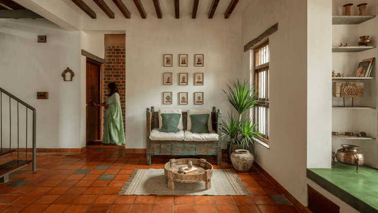 In Coimbatore, India, This Home Reimagines Tamil Architecture&-One Terraced Roof At a Time